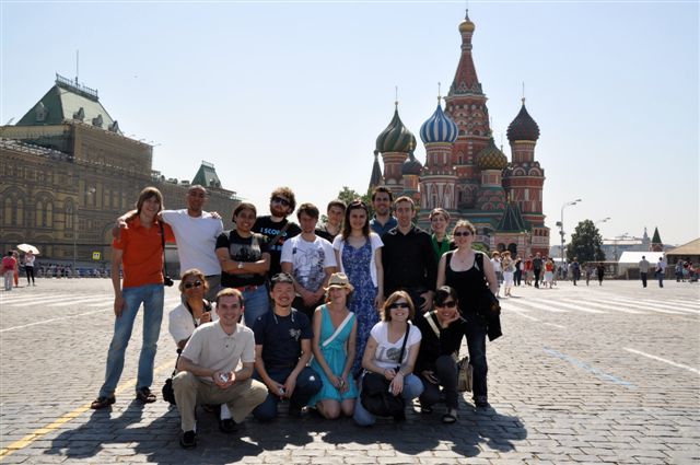 IONS-8 participants in the Red Square